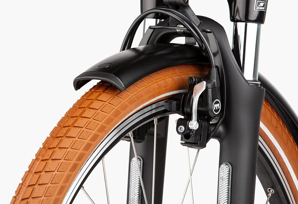 Magura brakes on a Swing electric bike by Riese and Muller.