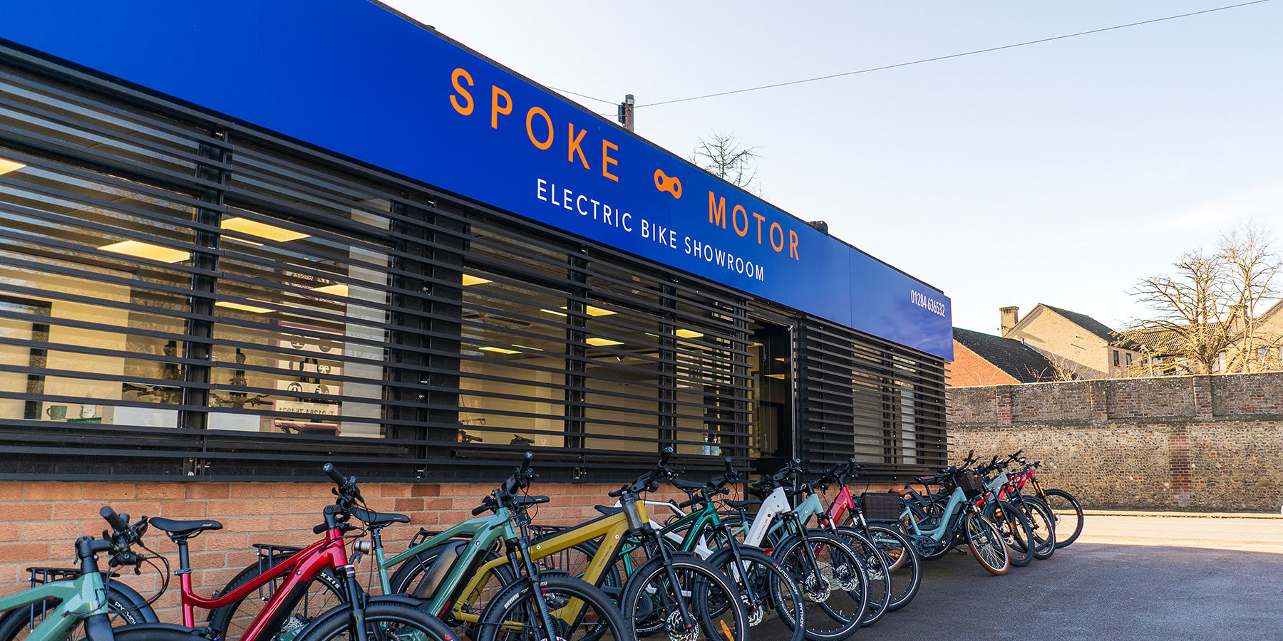 Spoke and Motor Showroom Exterior